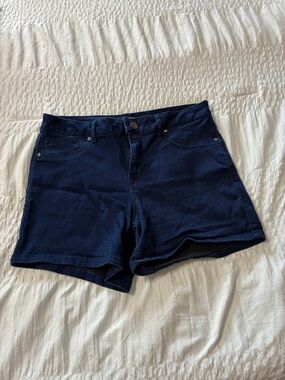 1822 Denim Navy Blue Women’s Jean Shorts